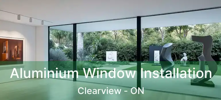  Aluminium Window Installation Clearview - ON