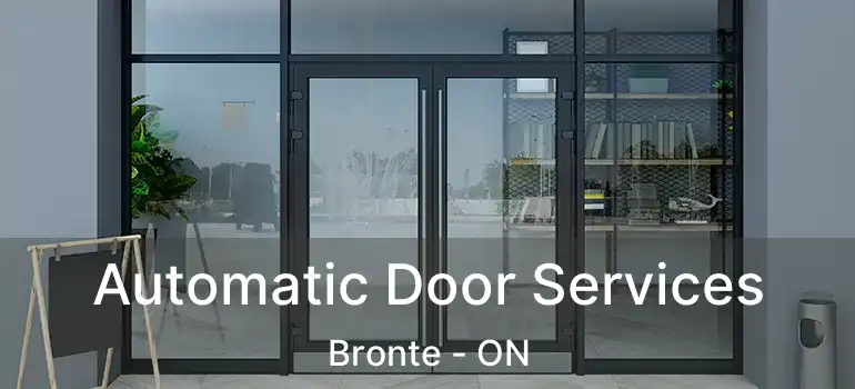  Automatic Door Services Bronte - ON