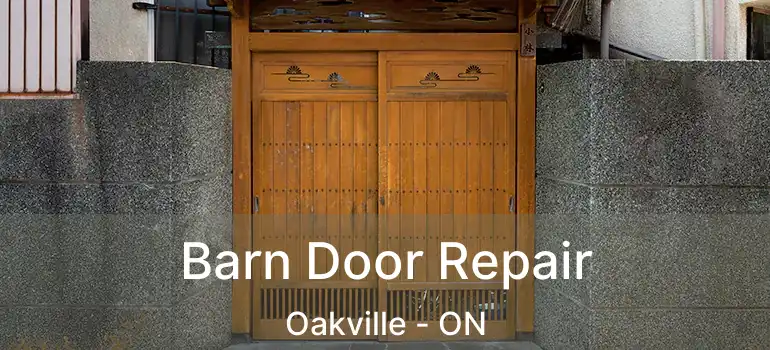 Barn Door Repair Oakville - ON