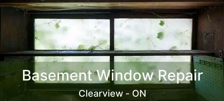  Basement Window Repair Clearview - ON