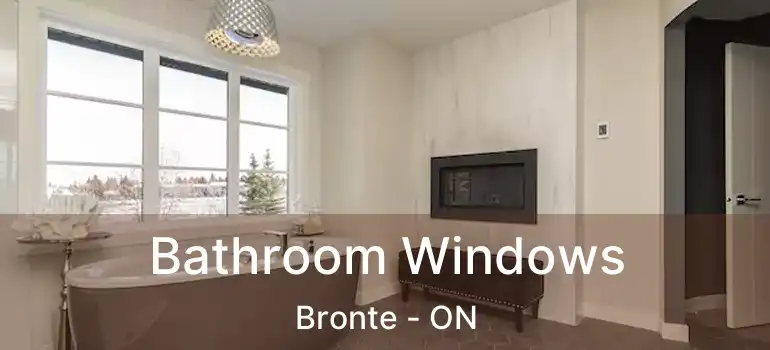  Bathroom Windows Bronte - ON