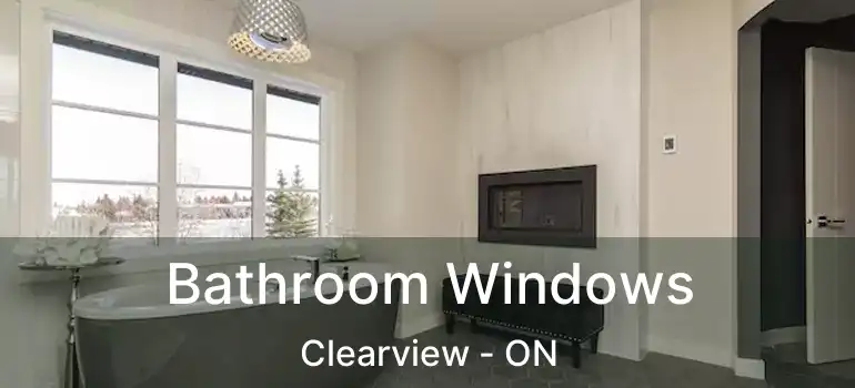  Bathroom Windows Clearview - ON