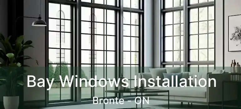  Bay Windows Installation Bronte - ON