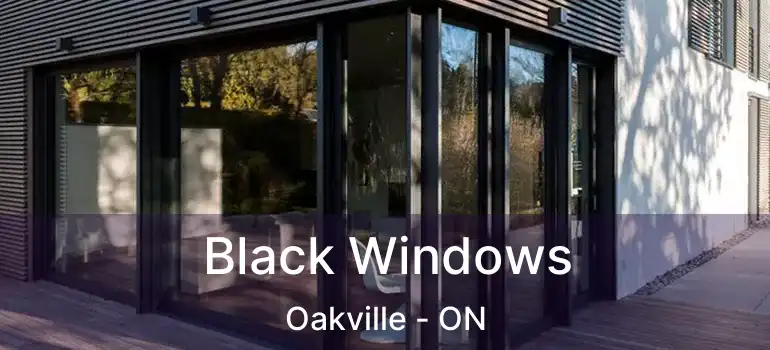  Black Windows Oakville - ON