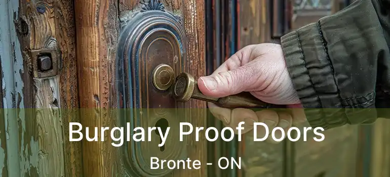  Burglary Proof Doors Bronte - ON