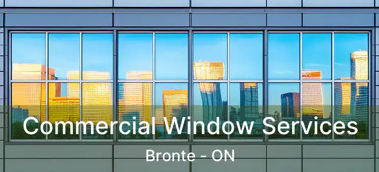  Commercial Window Services Bronte - ON