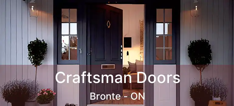  Craftsman Doors Bronte - ON