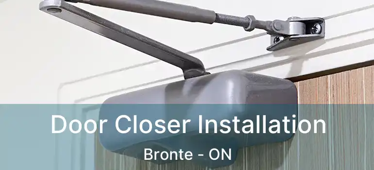  Door Closer Installation Bronte - ON