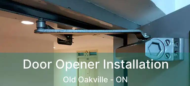  Door Opener Installation Old Oakville - ON