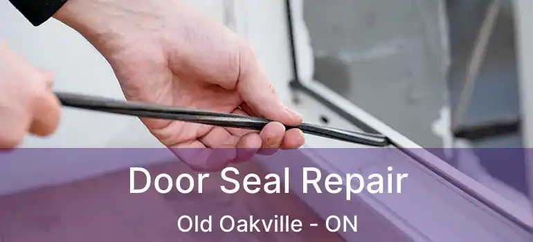 Door Seal Repair Old Oakville - ON
