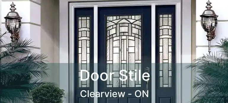  Door Stile Clearview - ON