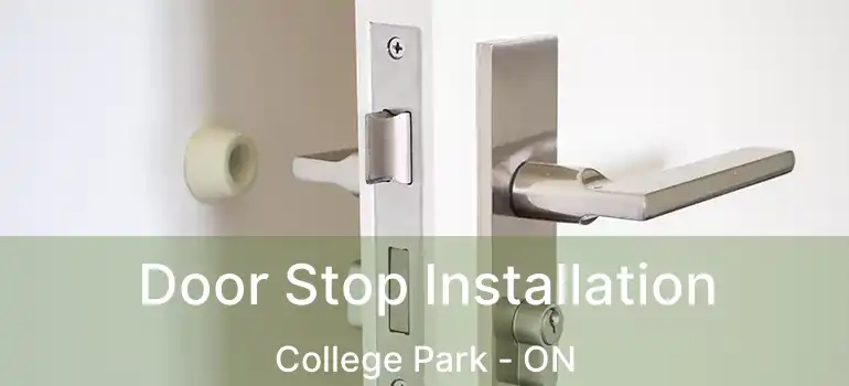  Door Stop Installation College Park - ON