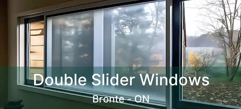  Double Slider Windows Bronte - ON