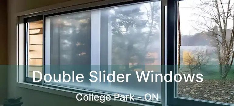  Double Slider Windows College Park - ON