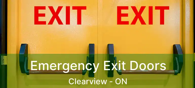  Emergency Exit Doors Clearview - ON