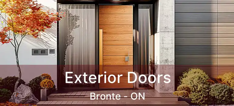  Exterior Doors Bronte - ON