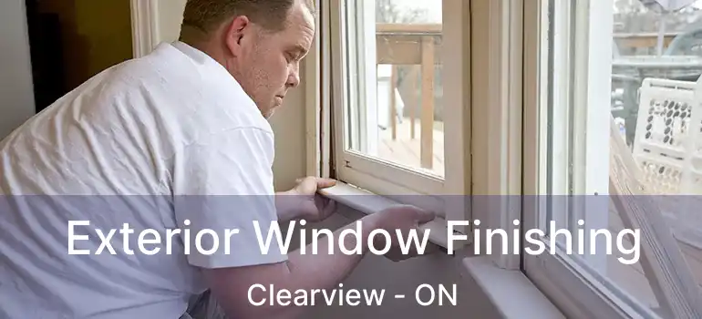  Exterior Window Finishing Clearview - ON