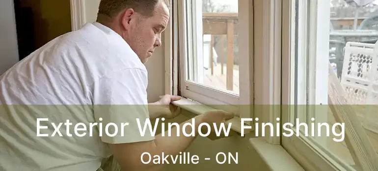  Exterior Window Finishing Oakville - ON