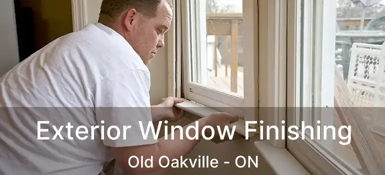  Exterior Window Finishing Old Oakville - ON