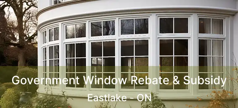  Government Window Rebate & Subsidy Eastlake - ON