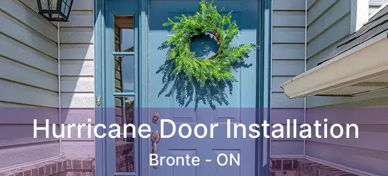  Hurricane Door Installation Bronte - ON