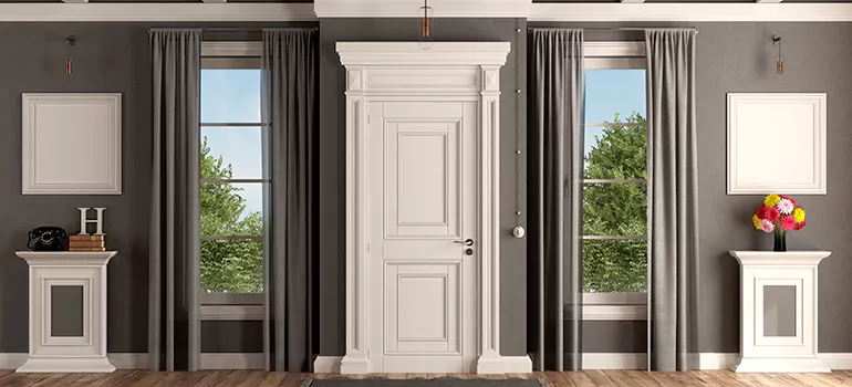 Removable Center Door Mullion in Oakville, Ontario