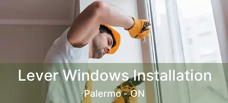  Lever Windows Installation Palermo - ON