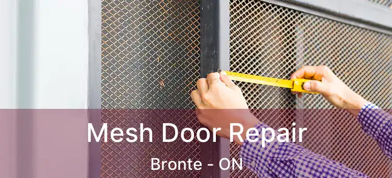  Mesh Door Repair Bronte - ON