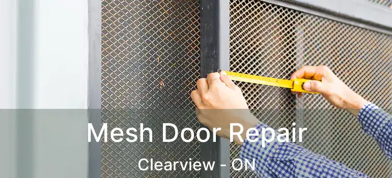  Mesh Door Repair Clearview - ON