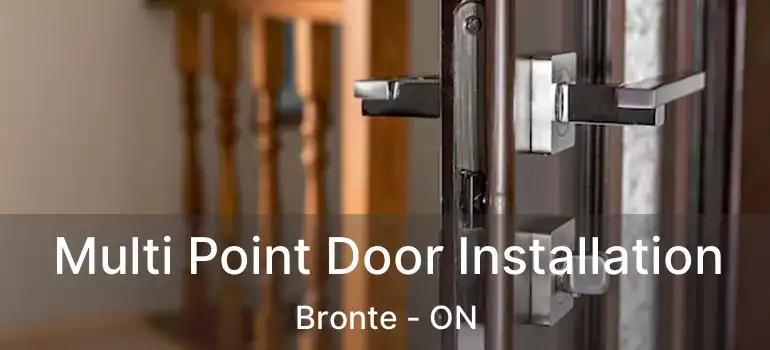  Multi Point Door Installation Bronte - ON