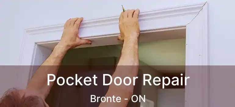  Pocket Door Repair Bronte - ON