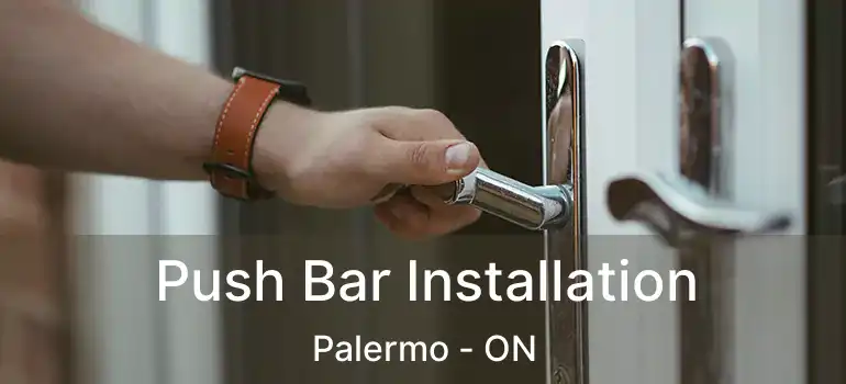  Push Bar Installation Palermo - ON