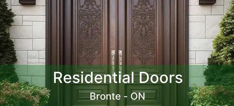  Residential Doors Bronte - ON