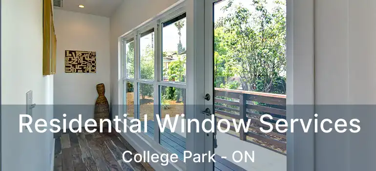  Residential Window Services College Park - ON