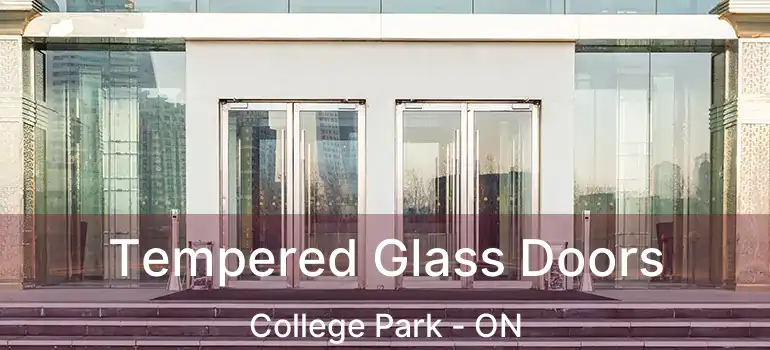  Tempered Glass Doors College Park - ON