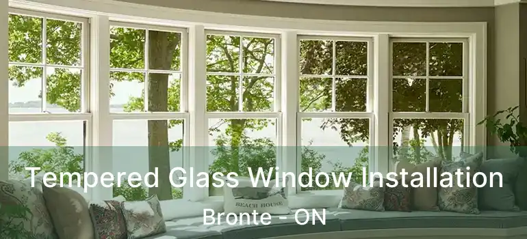  Tempered Glass Window Installation Bronte - ON