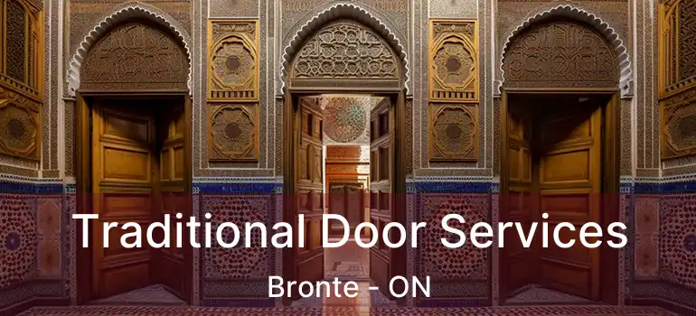  Traditional Door Services Bronte - ON