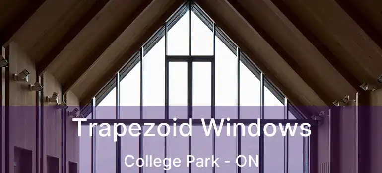  Trapezoid Windows College Park - ON
