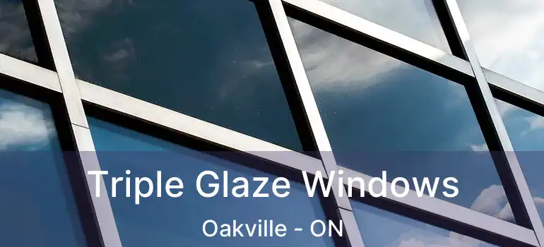  Triple Glaze Windows Oakville - ON