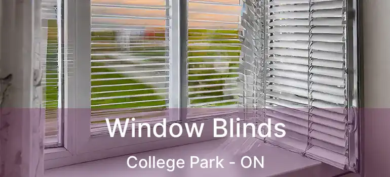  Window Blinds College Park - ON