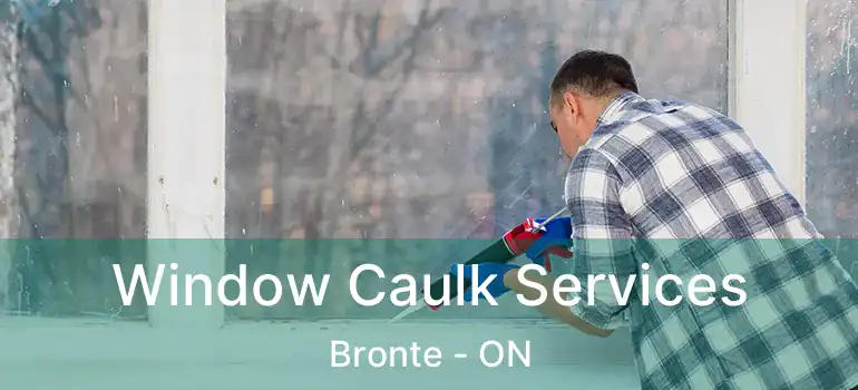  Window Caulk Services Bronte - ON
