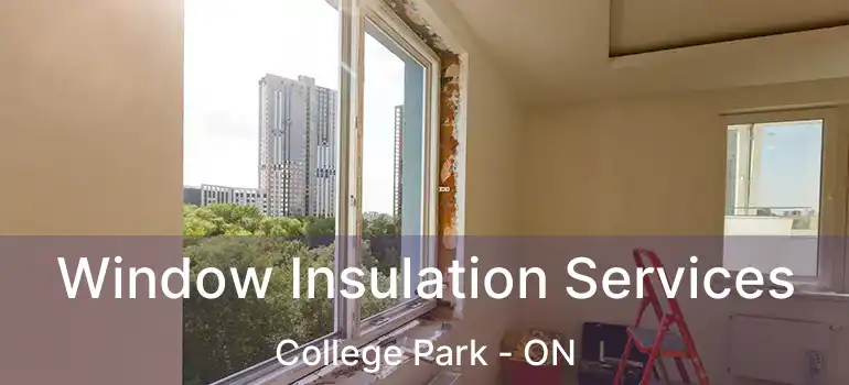  Window Insulation Services College Park - ON