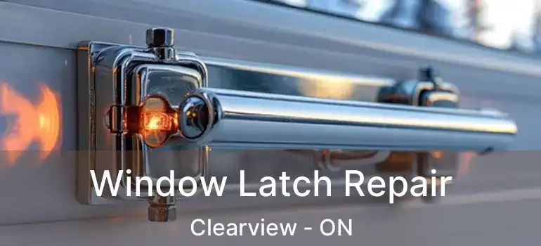  Window Latch Repair Clearview - ON