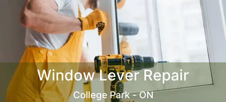  Window Lever Repair College Park - ON