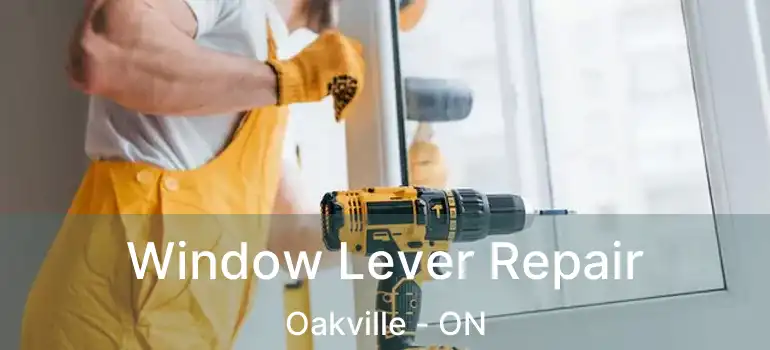  Window Lever Repair Oakville - ON