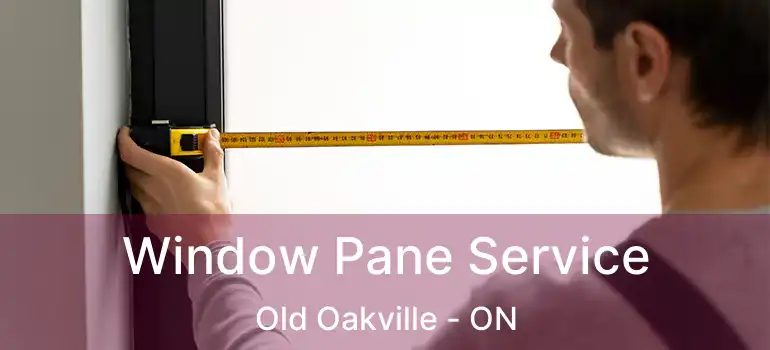  Window Pane Service Old Oakville - ON