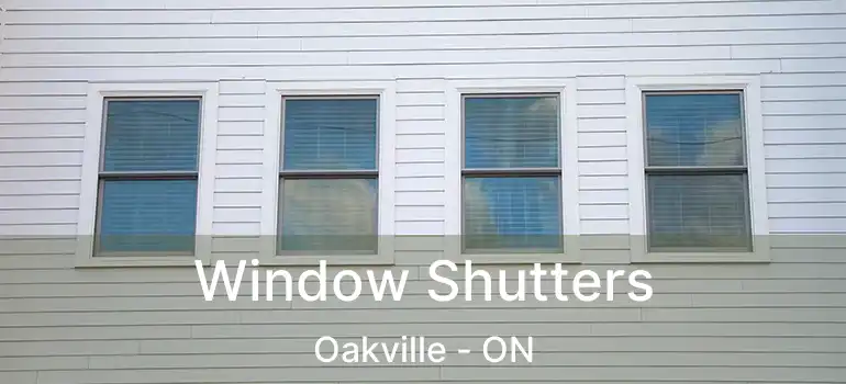  Window Shutters Oakville - ON