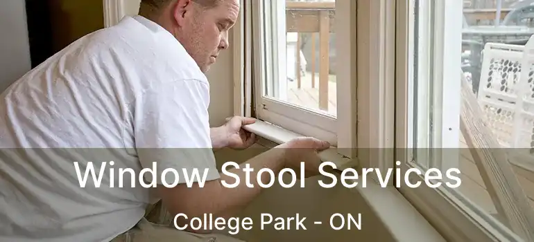  Window Stool Services College Park - ON