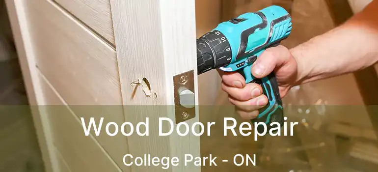  Wood Door Repair College Park - ON