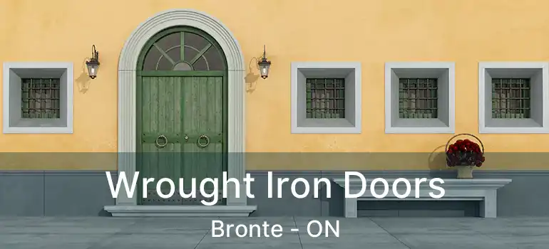  Wrought Iron Doors Bronte - ON